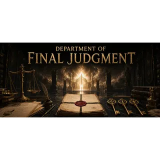 Department of Final Judgment STEAM Key GLOBAL