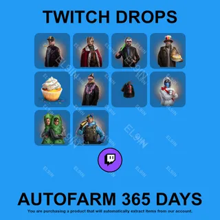 ✪💜【World of Tanks】Twitch Drops ✪ Automatic farming 365 days