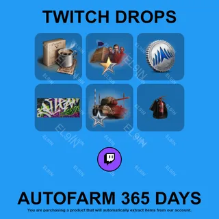 ✪🧙‍♂️【World of Tanks】Twitch Drops ✪ Automatic farming 365 days
