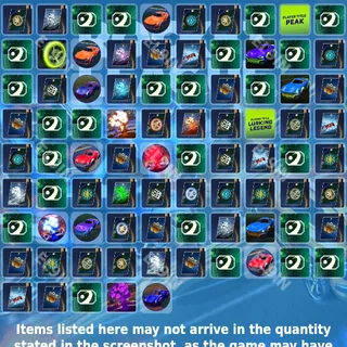 🧨 Rocket League Twitch Drops 🌌 Rocket League Drop Rush  [Total 85 Items]