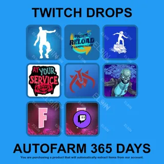 ✪💎【Fortnite】Twitch Drops ✪ Automatic farming 365 days