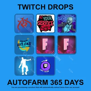 ✪💎【Fortnite】Twitch Drops ✪ Automatic farming 365 days