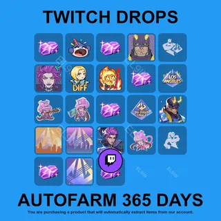 ✪💎【Marvel Rivals】Twitch Drops ✪ Automatic farming 365 days