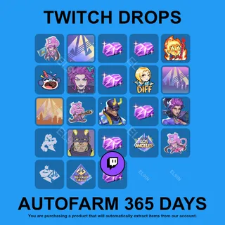 ✪💜【Marvel Rivals】Twitch Drops ✪ Automatic farming 365 days