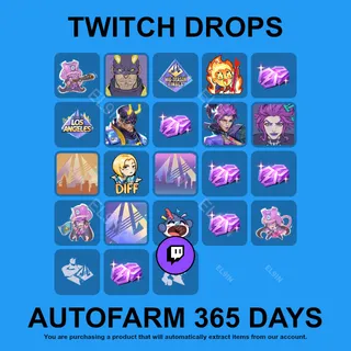 ✪❤️【Marvel Rivals】Twitch Drops ✪ Automatic farming 365 days