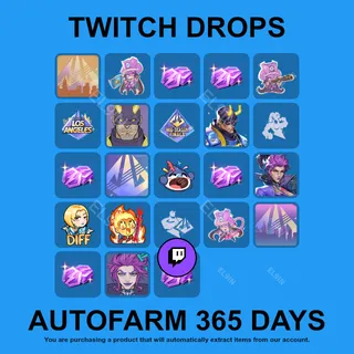 ✪⚡️【Marvel Rivals】Twitch Drops ✪ Automatic farming 365 days