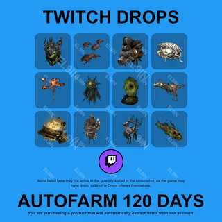 ✪🌐【Path of Exile 2】Twitch Drops ✪ Automatic farming 120 days
