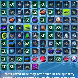 ❤️ Rocket League Twitch Drops 💎 Rocket League Drop Rush  [Total 85 Items]