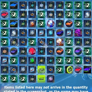 👑 Rocket League Twitch Drops 👑 Rocket League Drop Rush  [Total 86 Items]