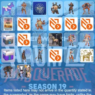 ✅ Overwatch 2 🌐 Twitch Drops 💜 Complete Your Battlepass [Total 26 Items]