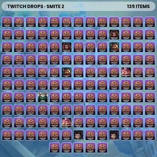 ⚡️ SMITE 2 Twitch Drops 🧙‍♂️ Oct Wk 1 - Blue Lotus! [Total 135 Items]