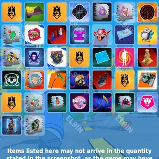 🌐 Fortnite Twitch Drops 🧨 King's League [Total 37 Items]