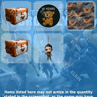 🧙‍♂️ Tom Clancy's The Division 2 Twitch Drops 🌐 The Div2 10th Anniversary [Total 5 Items]