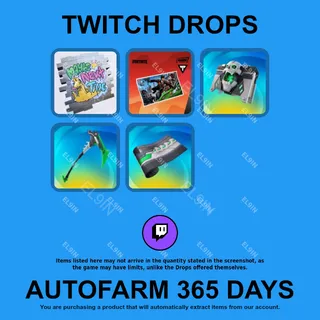 ✪💜【Fortnite】Twitch Drops ✪ Automatic farming 365 days