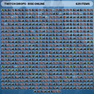 👑 Rise Online Twitch Drops ✅ Mobile Drop 199 [Total 629 Items]