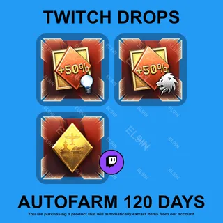 ✪⚡️【War Thunder】Twitch Drops ✪ Automatic farming 120 days