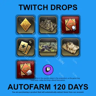 ✪🧙‍♂️【War Thunder】Twitch Drops ✪ Automatic farming 120 days