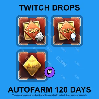 ✪✅【War Thunder】Twitch Drops ✪ Automatic farming 120 days
