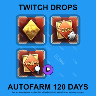 ✪👑【War Thunder】Twitch Drops ✪ Automatic farming 120 days