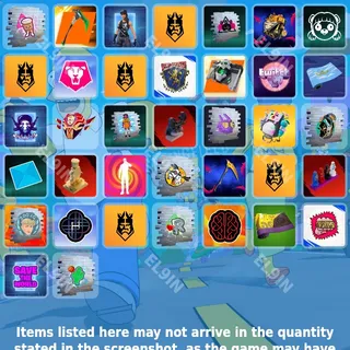 👑 Fortnite Twitch Drops 💜 King's League [Total 37 Items]
