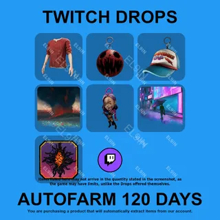 ✪🌐【Dead by Daylight】Twitch Drops ✪ Automatic farming 120 days