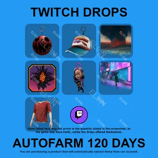 ✪❤️【Dead by Daylight】Twitch Drops ✪ Automatic farming 120 days