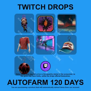 ✪👑【Dead by Daylight】Twitch Drops ✪ Automatic farming 120 days