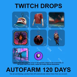 ✪🧙‍♂️【Dead by Daylight】Twitch Drops ✪ Automatic farming 120 days