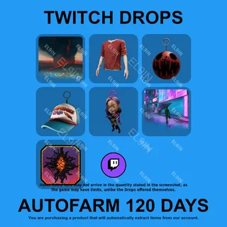 ✪❤️【Dead by Daylight】Twitch Drops ✪ Automatic farming 120 days