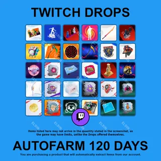 ✪🌐【Fortnite】Twitch Drops ✪ Automatic farming 120 days