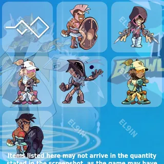 ⚡️ Brawlhalla Twitch Drops ❤️ Eternal Sports - June 26 [Total 7 Items]
