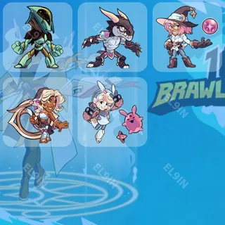 🧙‍♂️ Brawlhalla Twitch Drops 💜 Brawlhalla Q&B Drops [Total 5 Items]