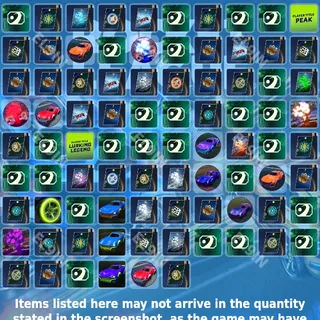 ⚡️ Rocket League Twitch Drops 🌌 Rocket League Drop Rush  [Total 86 Items]