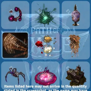 ⚡️ Path of Exile Twitch Drops 🌐 3.28 Launch Drops [Total 9 Items]