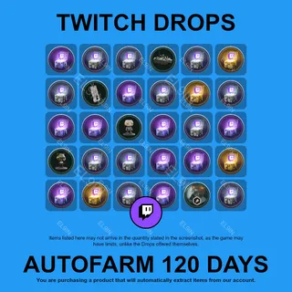 ✪💜【Escape from Tarkov】Twitch Drops ✪ Automatic farming 120 days