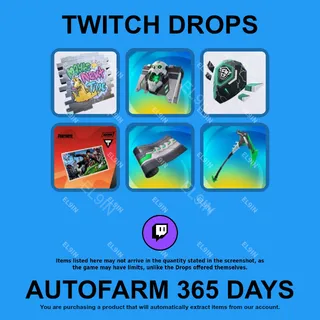 ✪⚡️【Fortnite】Twitch Drops ✪ Automatic farming 365 days