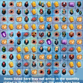 👑 MARVEL Strike Force 💜 Twitch Drops ❤️ Champions Week 1 [Total 116 Items]