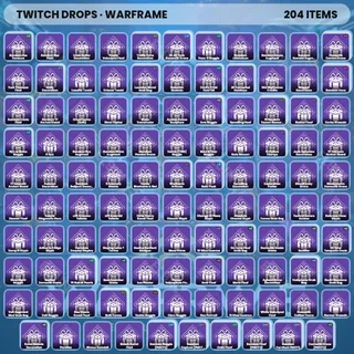 💎 Warframe Twitch Drops ❤️ PMCFQ - cyanfacade [Total 204 Items]