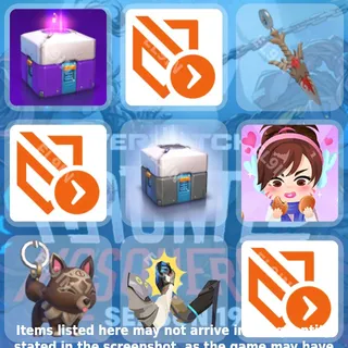 ❤️ Overwatch 2 Twitch Drops 💎 OWCS S1 KR & JP [Total 9 Items]