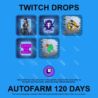 ✪🌐【Fortnite】Twitch Drops ✪ Automatic farming 120 days