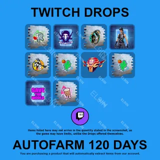 ✪🌌【Fortnite】Twitch Drops ✪ Automatic farming 120 days