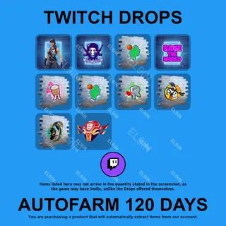 ✪👑【Fortnite】Twitch Drops ✪ Automatic farming 120 days