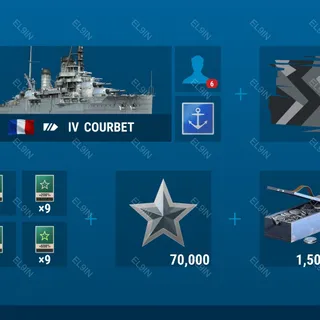 🌐【World of Warships — Courbet Epic Plunder Pack】Fresh New 🧨 Fast delivery