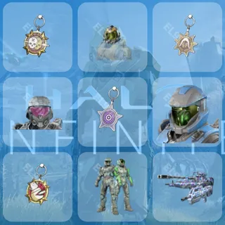👑 Halo Infinite Twitch Drops ⚡️ Forge Showcase-SEP8 [Total 9 Items]