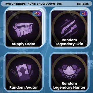 🌐 Hunt: Showdown 1896 Twitch Drops 🧙‍♂️ Hunt 1896 (Week 2, Pt. 2) [Total 14 Items]
