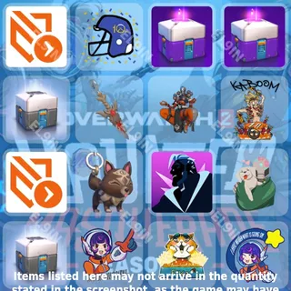 👑 Overwatch 2 Twitch Drops 🌐 OW 10th Anniversary Drops [Total 16 Items]