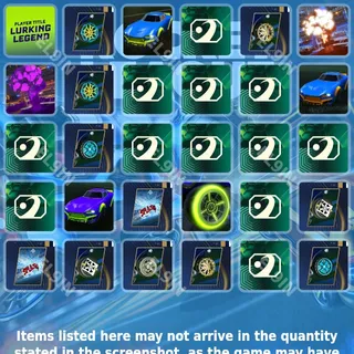 💎 Rocket League Twitch Drops ✅ RLCS Open 2 [Total 30 Items]