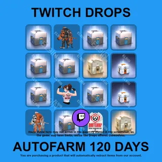 ✪🧙‍♂️【Overwatch 2】Twitch Drops ✪ Automatic farming 120 days