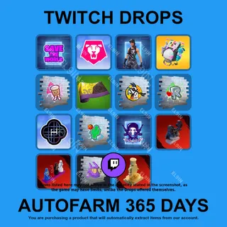 ✪💎【Fortnite】Twitch Drops ✪ Automatic farming 365 days
