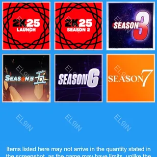 🧨 NBA 2K25 👑 Twitch Drops 🌌 Season 7 Locker Code [Total 6 Items]